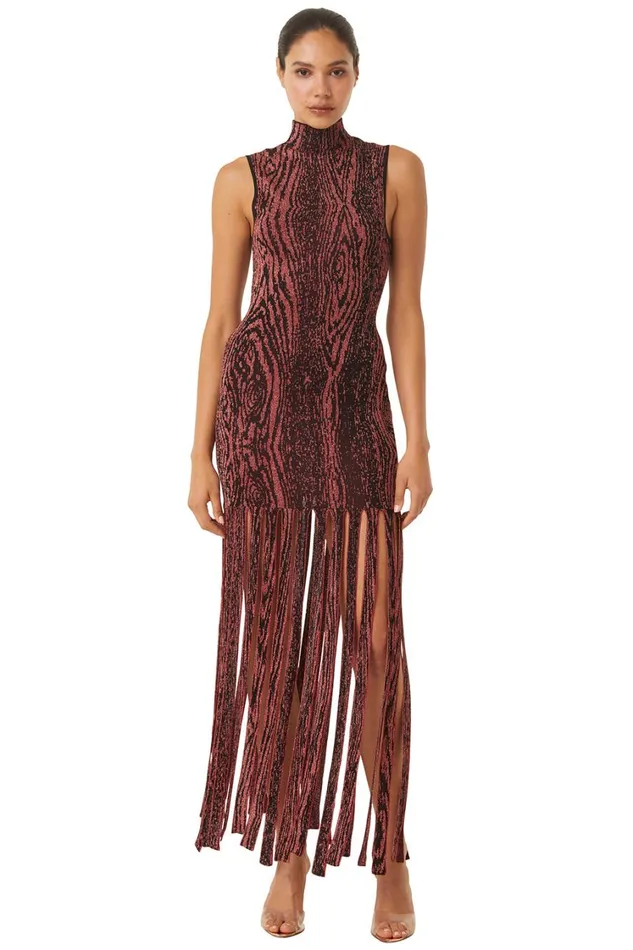 MISA Los Angeles Dresses Women JOSEPHINE DRESS Pomegranate