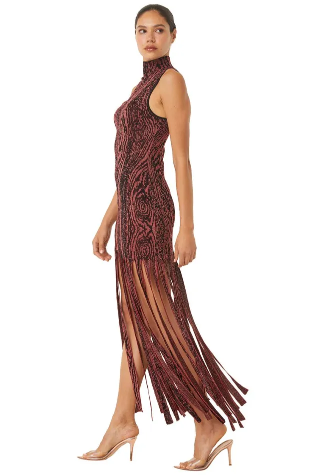MISA Los Angeles Dresses Women JOSEPHINE DRESS Pomegranate