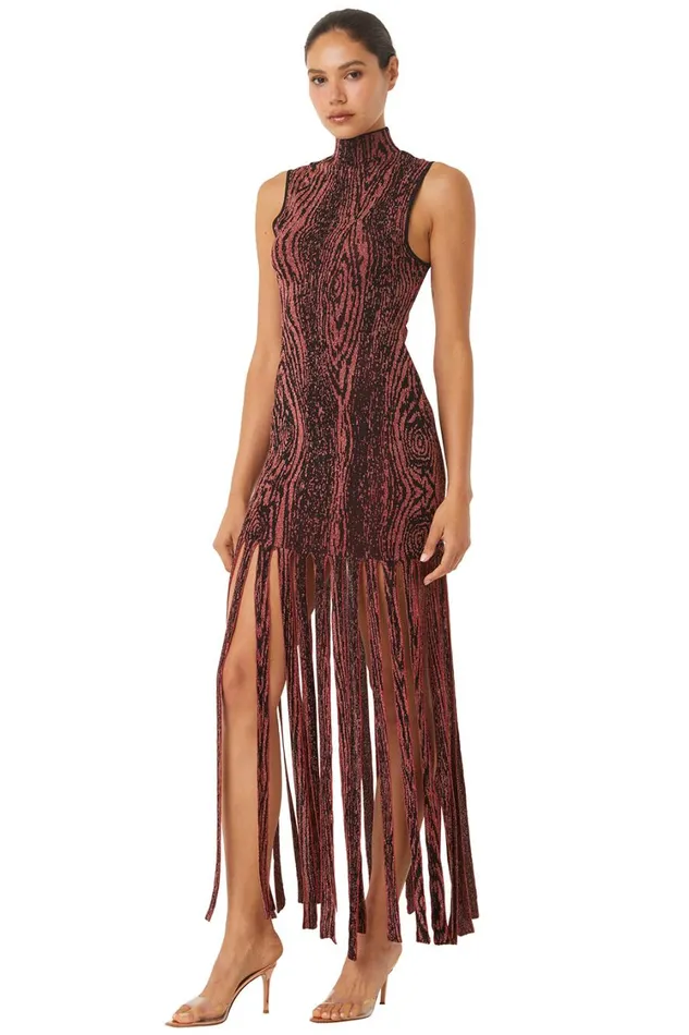 MISA Los Angeles Dresses Women JOSEPHINE DRESS Pomegranate