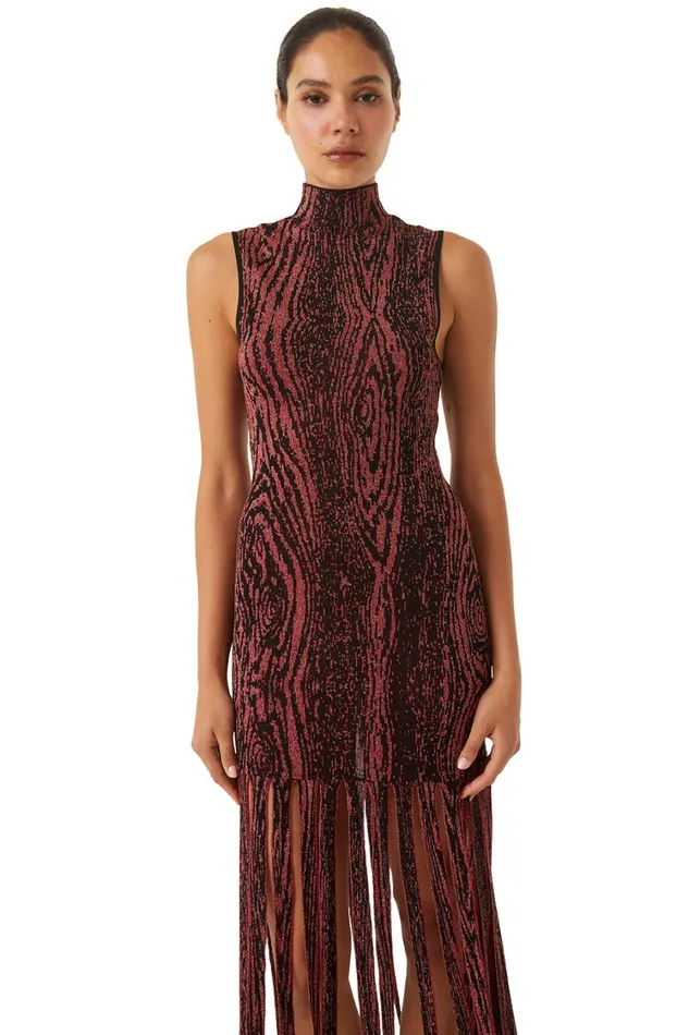 MISA Los Angeles Dresses Women JOSEPHINE DRESS Pomegranate