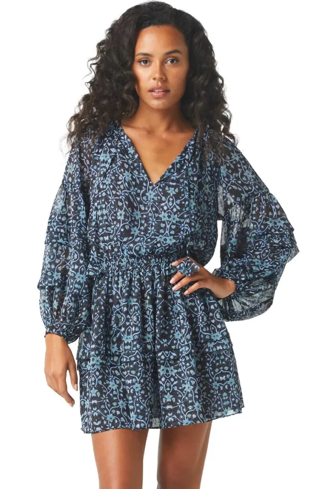 MISA Los Angeles Dresses Women KARLINA DRESS Nightshade Flora