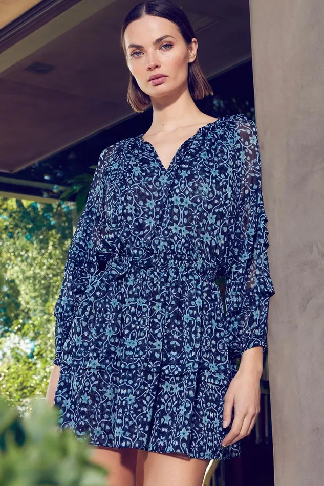 MISA Los Angeles Dresses Women KARLINA DRESS Nightshade Flora