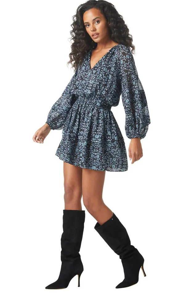 MISA Los Angeles Dresses Women KARLINA DRESS Nightshade Flora