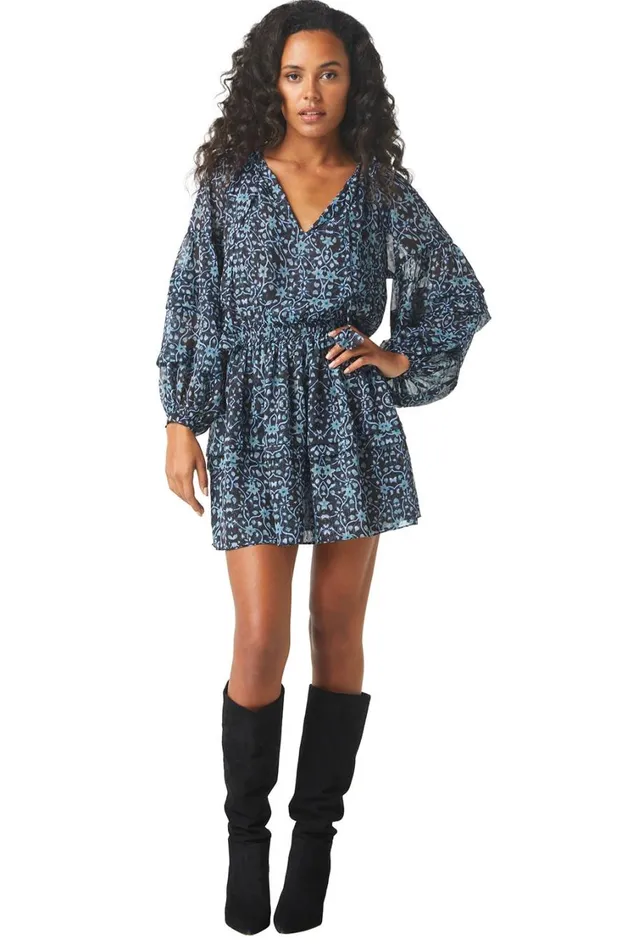 MISA Los Angeles Dresses Women KARLINA DRESS Nightshade Flora