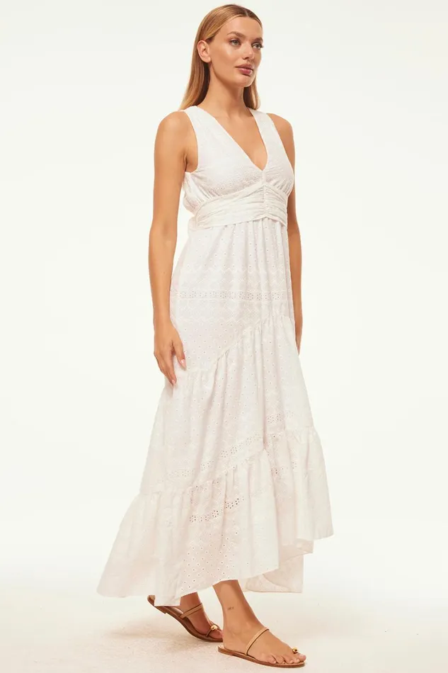 MISA Los Angeles Dresses Women KSENIA DRESS White Eyelet