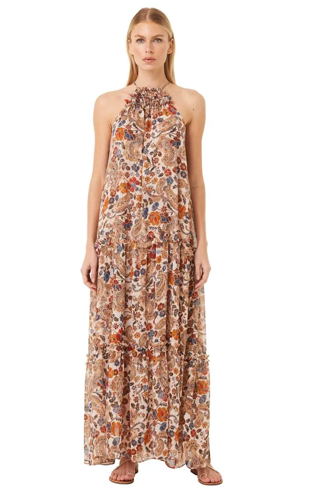 MISA Los Angeles Dresses Women LALA DRESS Coco Lurex Paisley