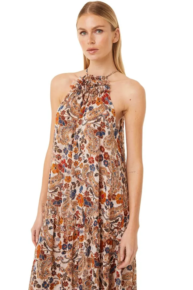 MISA Los Angeles Dresses Women LALA DRESS Coco Lurex Paisley