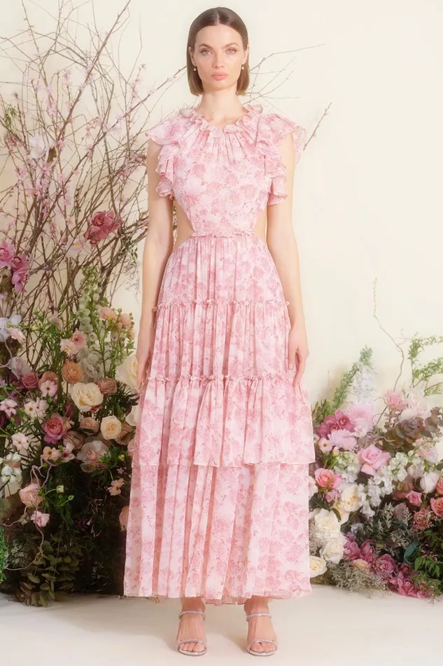 MISA Los Angeles Dresses Women LANA DRESS Pink Verdana