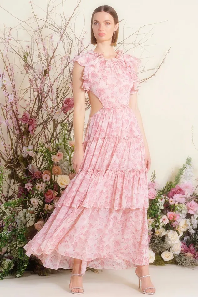 MISA Los Angeles Dresses Women LANA DRESS Pink Verdana