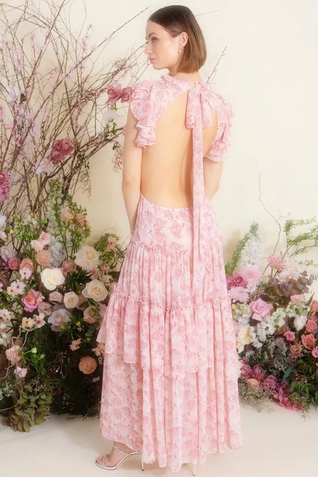 MISA Los Angeles Dresses Women LANA DRESS Pink Verdana