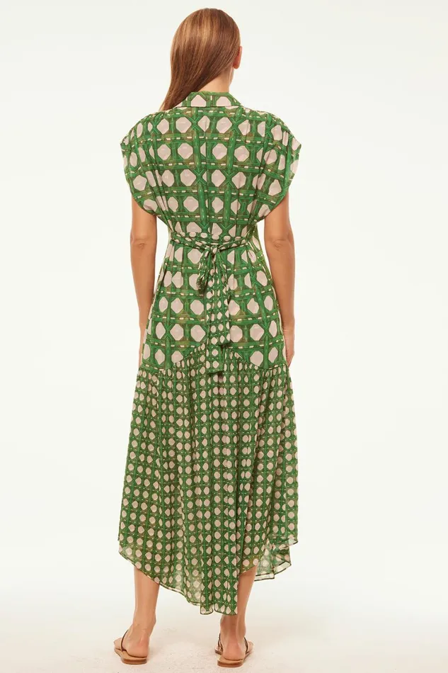 MISA Los Angeles Dresses Women LAURA DRESS Rattan Tile Mix