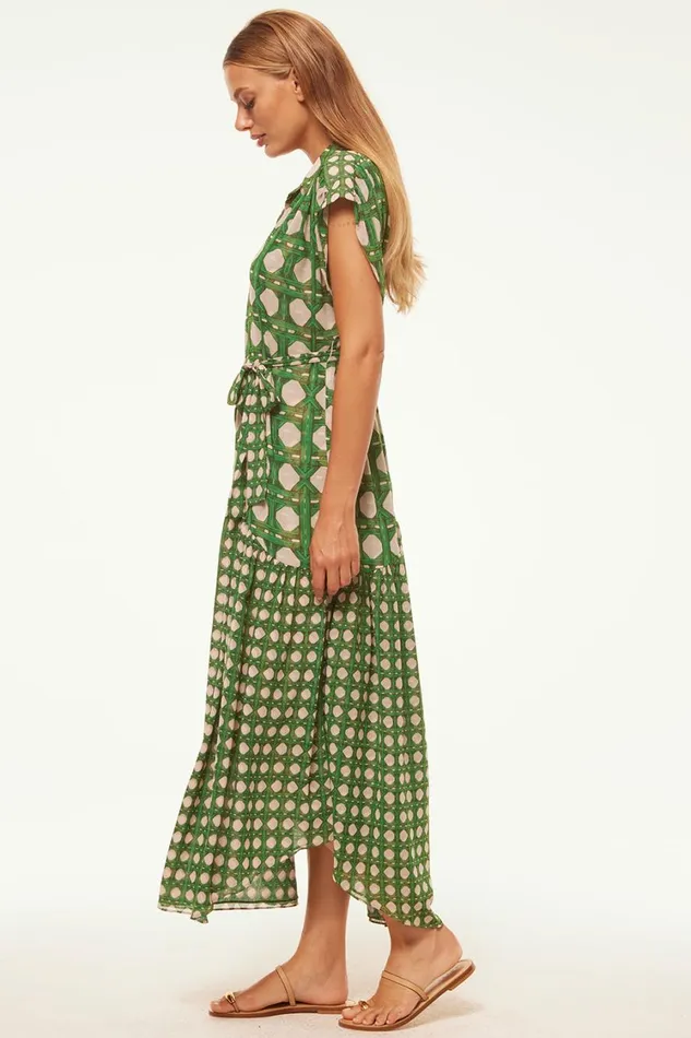 MISA Los Angeles Dresses Women LAURA DRESS Rattan Tile Mix
