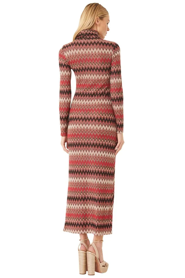 MISA Los Angeles Dresses Women LIV DRESS Winter Chevron