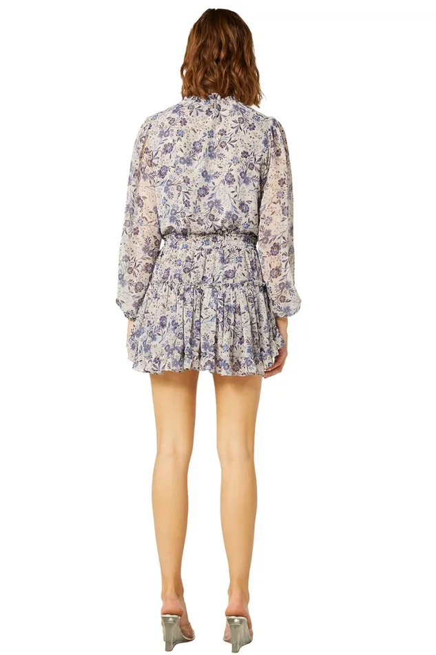 MISA Los Angeles Dresses Women LORENA DRESS Cerulean Floral
