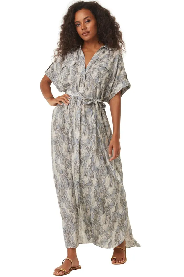 MISA Los Angeles Dresses Women LOU DRESS Spring Python