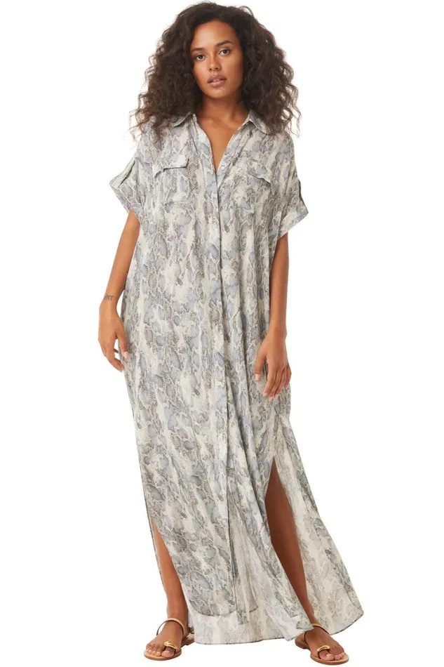 MISA Los Angeles Dresses Women LOU DRESS Spring Python