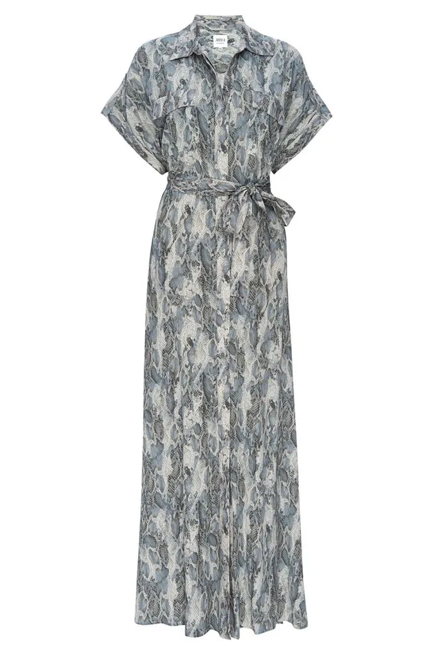 MISA Los Angeles Dresses Women LOU DRESS Spring Python