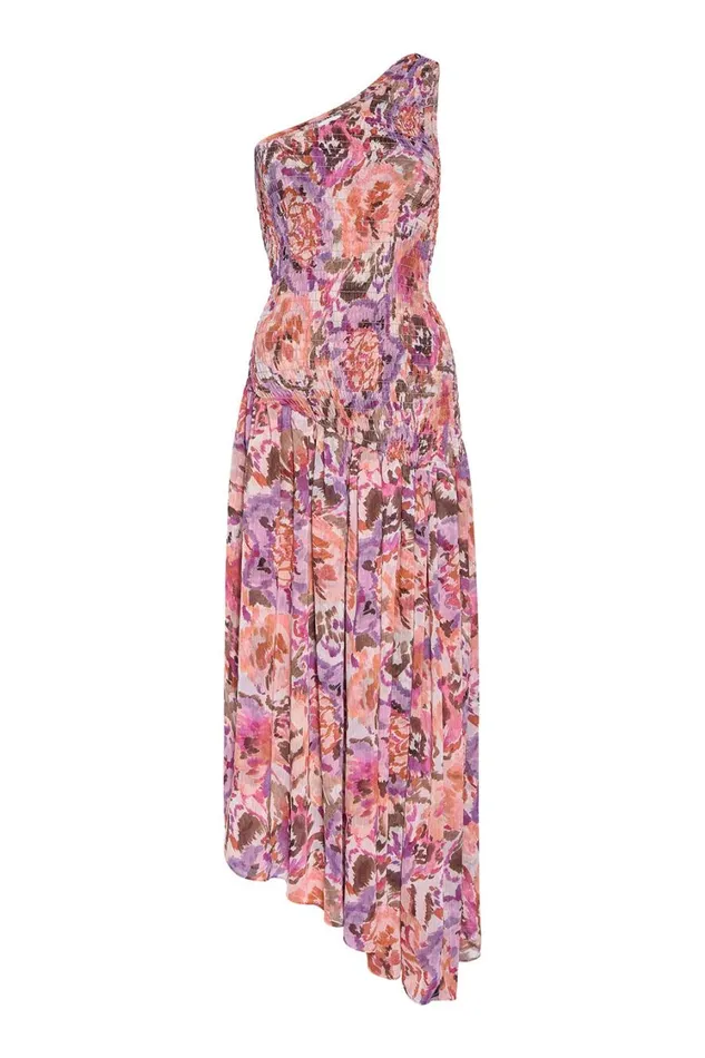 MISA Los Angeles Dresses Women LYDIA DRESS Sunset Blooms