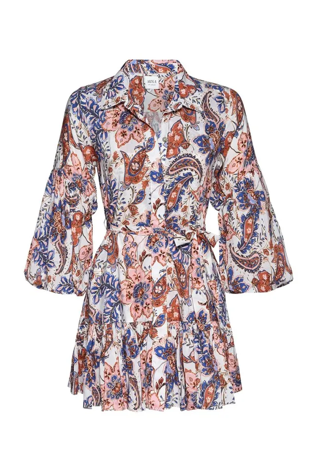 MISA Los Angeles Dresses Women MARTINA DRESS Harvest Flora