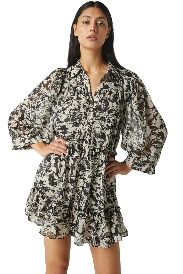 MISA Los Angeles Dresses Women MITA DRESS Tonal Abstract