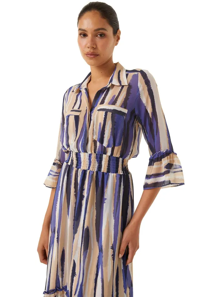 MISA Los Angeles Dresses Women OFELIA DRESS Striped Instinct