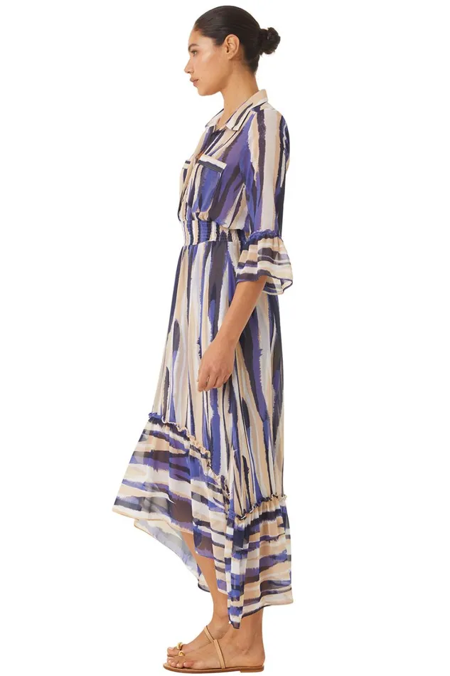 MISA Los Angeles Dresses Women OFELIA DRESS Striped Instinct