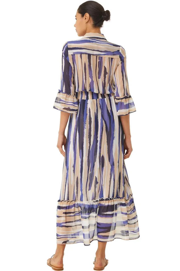 MISA Los Angeles Dresses Women OFELIA DRESS Striped Instinct