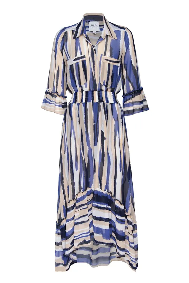 MISA Los Angeles Dresses Women OFELIA DRESS Striped Instinct