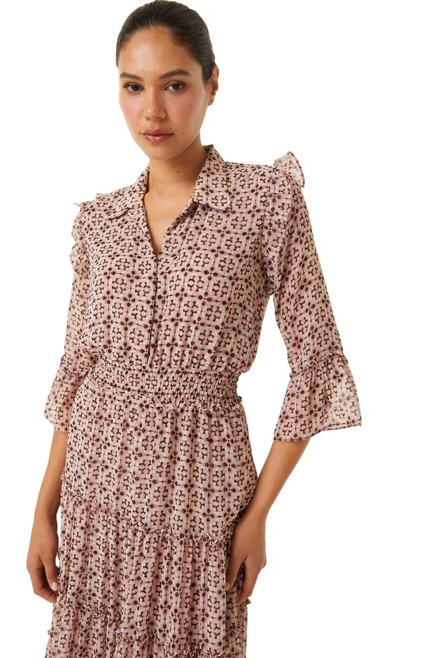 MISA Los Angeles Dresses Women PAMELINA DRESS Warm Winter Tile
