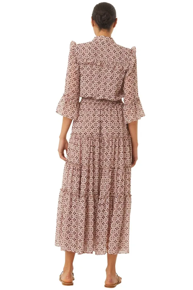 MISA Los Angeles Dresses Women PAMELINA DRESS Warm Winter Tile