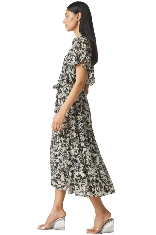 MISA Los Angeles Dresses Women RANJANA DRESS Tonal Abstract