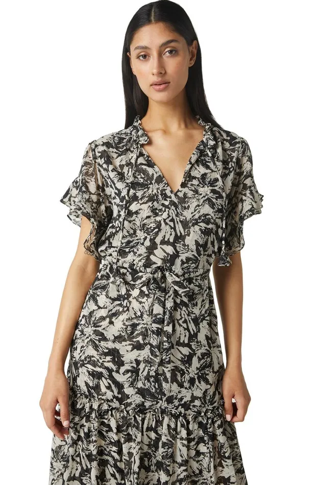 MISA Los Angeles Dresses Women RANJANA DRESS Tonal Abstract