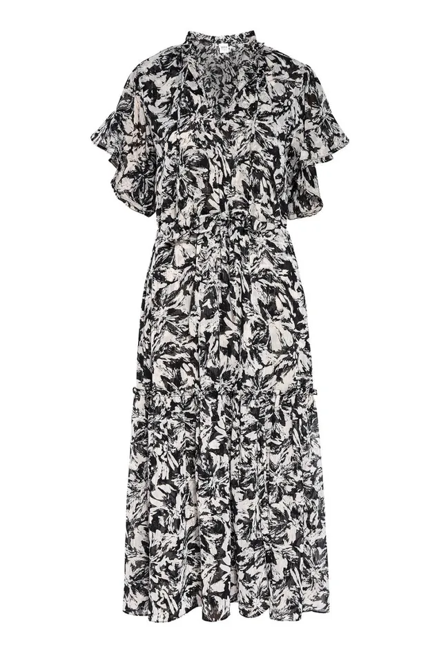 MISA Los Angeles Dresses Women RANJANA DRESS Tonal Abstract
