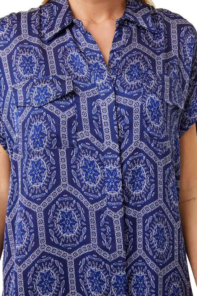MISA Los Angeles Dresses Women VIENNA DRESS Lapis Tile