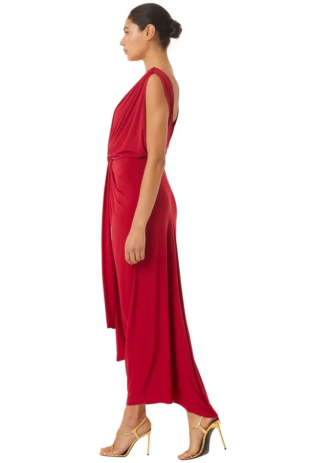 MISA Los Angeles Dresses Women XENIA DRESS Lipstick Red