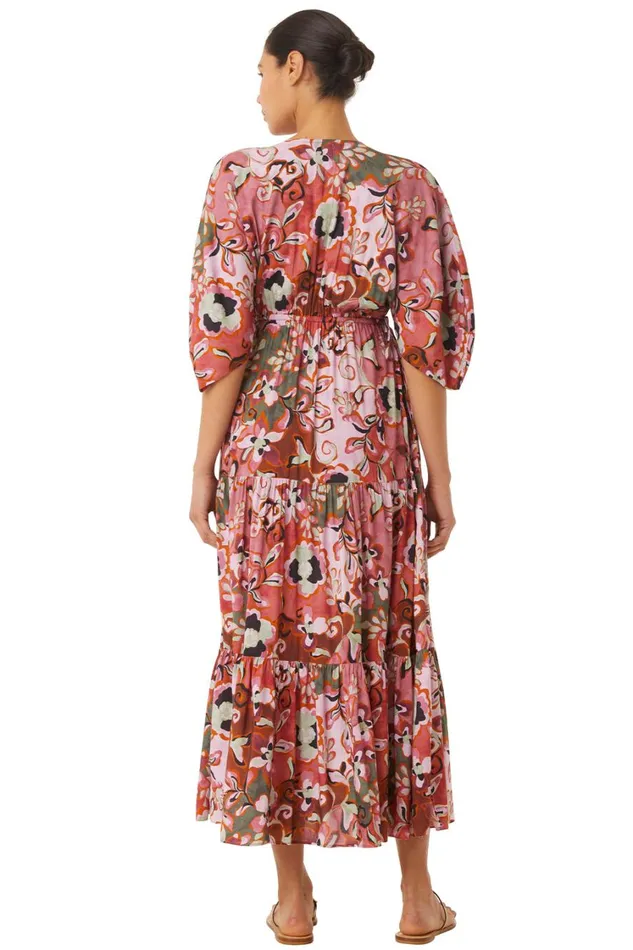 MISA Los Angeles Dresses Women YSA DRESS Resort Batik Cotton Rayon