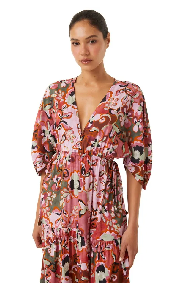 MISA Los Angeles Dresses Women YSA DRESS Resort Batik Cotton Rayon