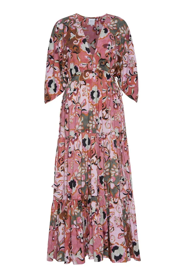 MISA Los Angeles Dresses Women YSA DRESS Resort Batik Cotton Rayon