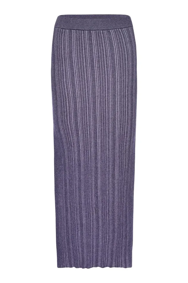 MISA Los Angeles Matching Sets Women GLORIA SKIRT Blackskinny Latte