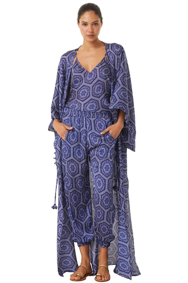 MISA Los Angeles Matching Sets Women SAYA CAMI TOP Lapis Tile