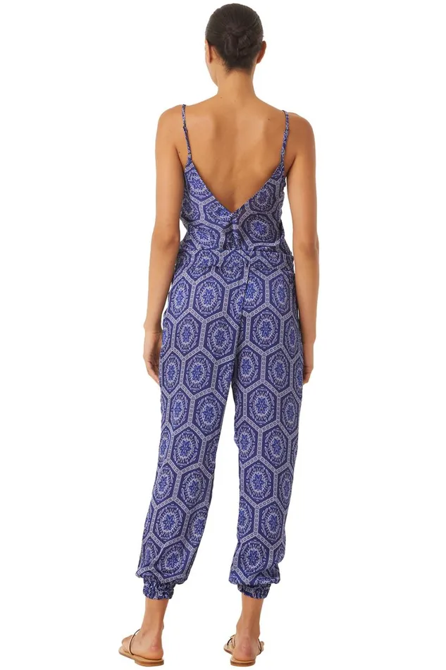 MISA Los Angeles Matching Sets Women SAYA CAMI TOP Lapis Tile