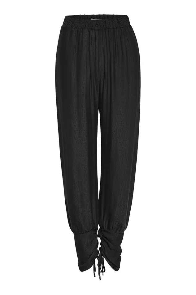 MISA Los Angeles Pants Women MARGOT PANT Black Dot Jacquard