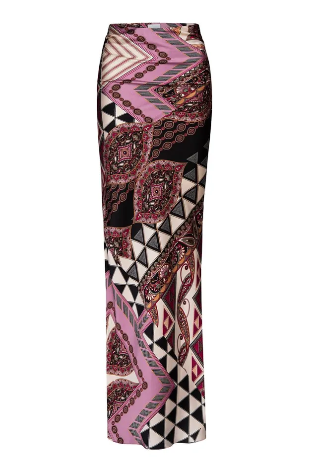 MISA Los Angeles Skirts and Shorts Women ANARAK SKIRT Leonardo Patchwork