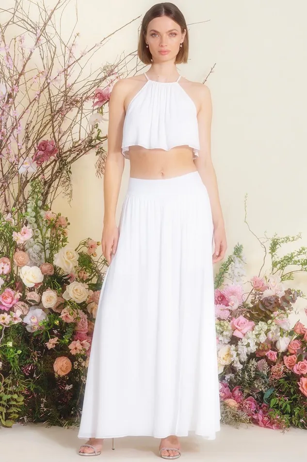 MISA Los Angeles Skirts and Shorts Women BALENA SKIRT White