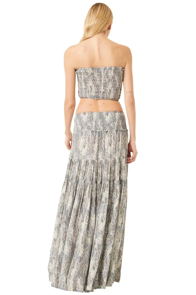 MISA Los Angeles Skirts and Shorts Women BAR SKIRT Spring Python