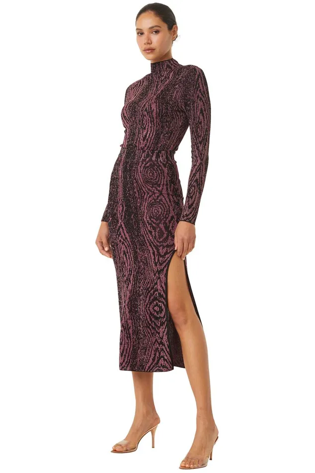 MISA Los Angeles Skirts and Shorts Women BOW SKIRT Plum