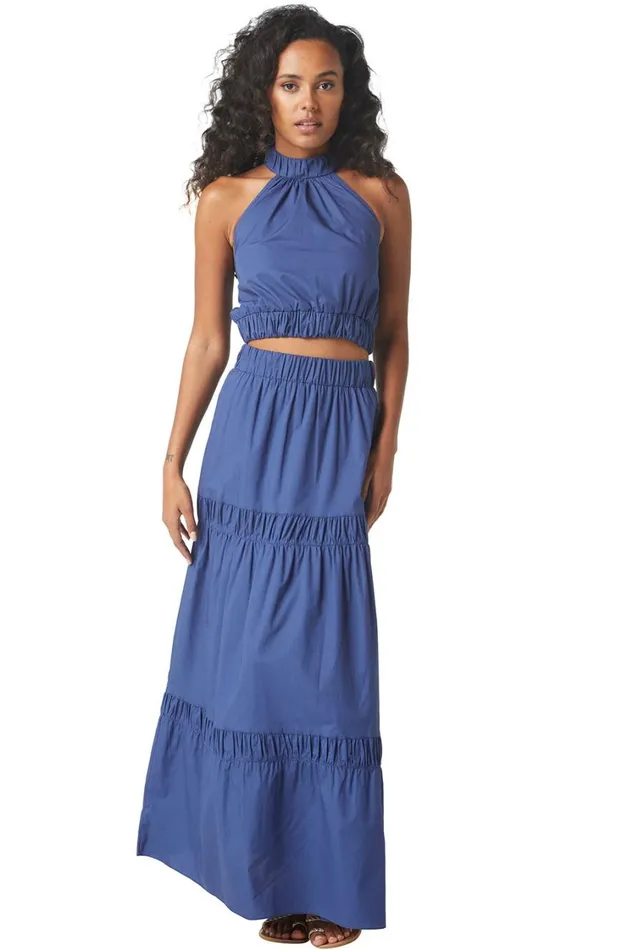 MISA Los Angeles Skirts and Shorts Women CAMPOS SKIRT Indigo Blue