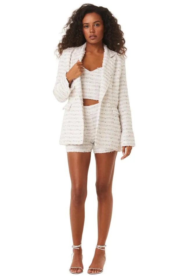 MISA Los Angeles Skirts and Shorts Women CHOUPETTE SHORT Winter White