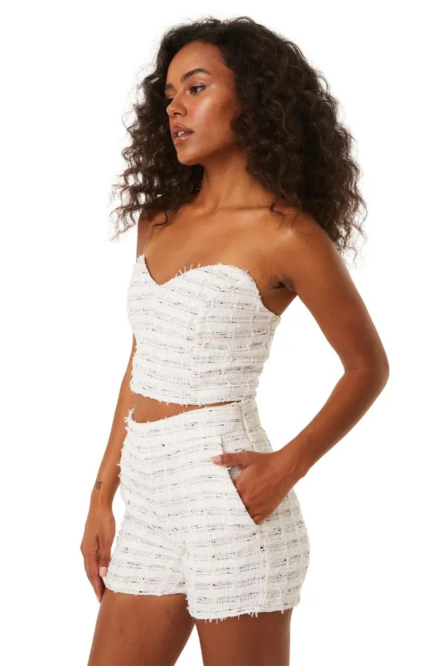 MISA Los Angeles Skirts and Shorts Women CHOUPETTE SHORT Winter White