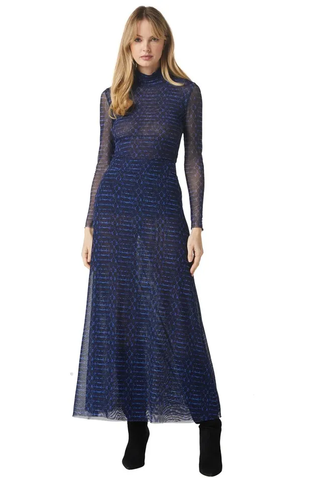 MISA Los Angeles Skirts and Shorts Women EKAT SKIRT Midnight Shibori